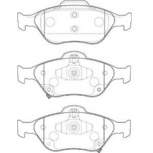 накладки DURON DBP371890 