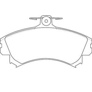 накладки DURON DBP381093 