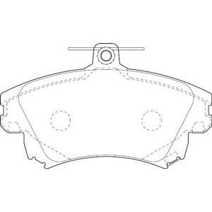 накладки DURON DBP381384