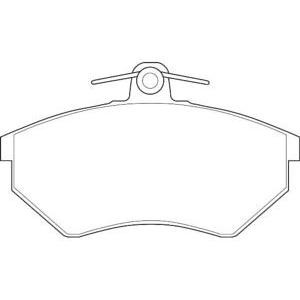 накладки DURON DBP390774 