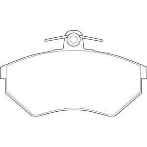 накладки DURON DBP390775