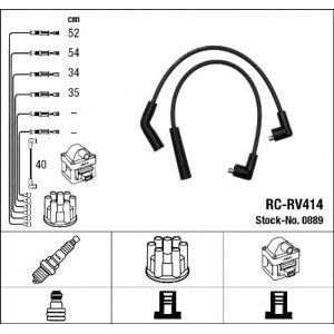 кабели за свещи - комплект запалителни кабели NGK 0889 