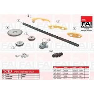 комплект ангренажна верига FAI AutoParts TCK3