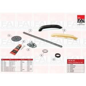 комплект ангренажна верига FAI AutoParts TCK10 