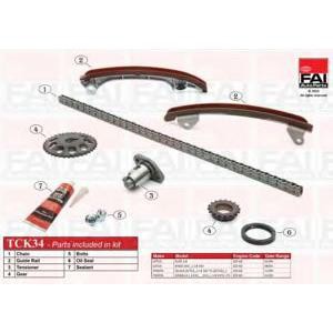 комплект ангренажна верига FAI AutoParts TCK34