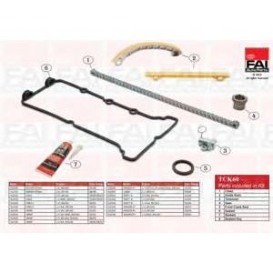 комплект ангренажна верига FAI AutoParts TCK60