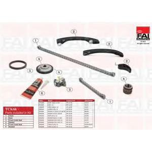 комплект ангренажна верига FAI AutoParts TCK66
