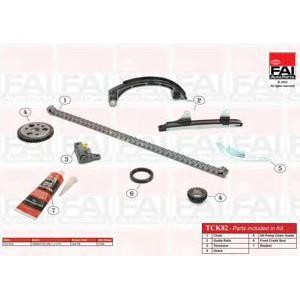 комплект ангренажна верига FAI AutoParts TCK82 