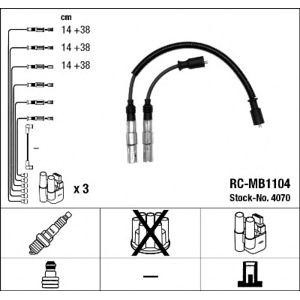 кабели за свещи - комплект запалителни кабели NGK 4070 