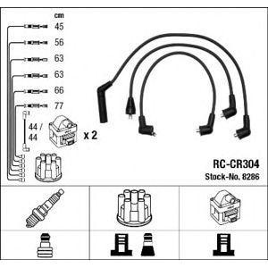 кабели за свещи - комплект запалителни кабели NGK 8286 