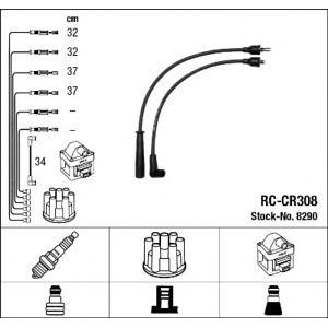 кабели за свещи - комплект запалителни кабели NGK 8290 