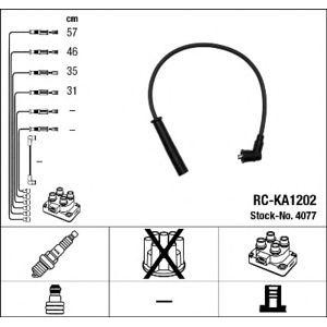 кабели за свещи - комплект запалителни кабели NGK 4077