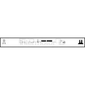 кабели за свещи - комплект запалителни кабели STANDARD 76186