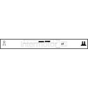 кабели за свещи - комплект запалителни кабели STANDARD 83724 