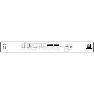 кабели за свещи - комплект запалителни кабели STANDARD 76369
