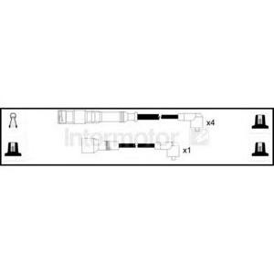 кабели за свещи - комплект запалителни кабели STANDARD 73771