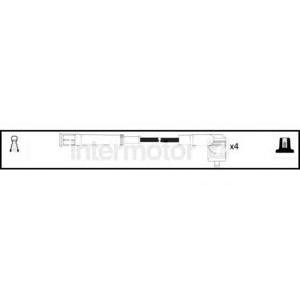 кабели за свещи - комплект запалителни кабели STANDARD 73880 