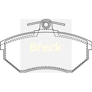 накладки BRECK 20168 10 701 00
