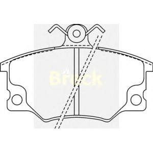 накладки BRECK 20833 00 701 10