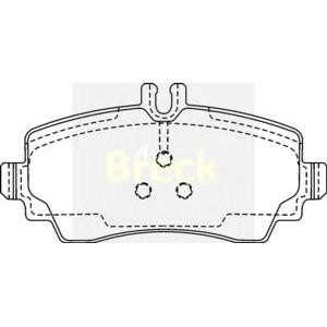 накладки BRECK 23070 00 701 20 