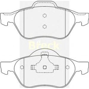 накладки BRECK 23215 00 701 00 
