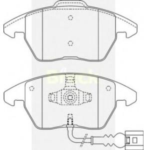 накладки BRECK 23587 00 701 10