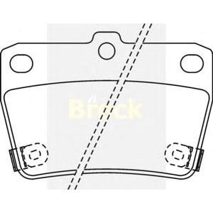 накладки BRECK 23656 00 702 10