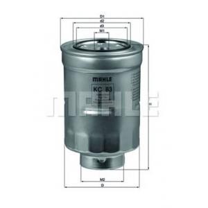 горивен филтър MAHLE ORIGINAL KC 83D 