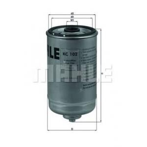 горивен филтър MAHLE ORIGINAL KC 102 