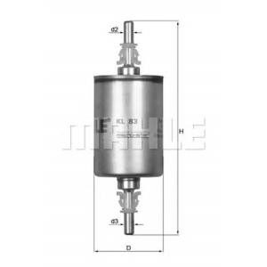 горивен филтър MAHLE ORIGINAL KL 83