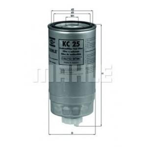 горивен филтър MAHLE ORIGINAL KC 25 