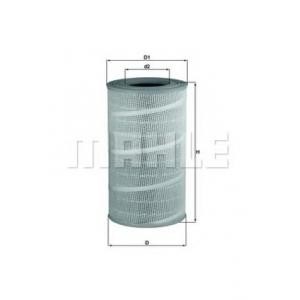 въздушен филтър MAHLE ORIGINAL LX 712 