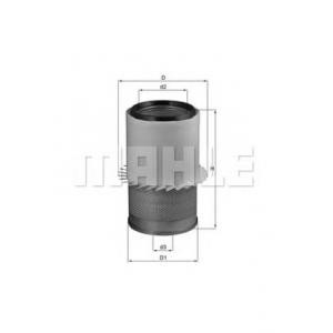 въздушен филтър MAHLE ORIGINAL LX 1580 