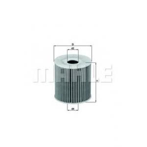 маслен филтър MAHLE ORIGINAL OX 149D