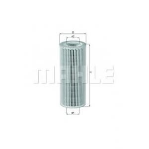 маслен филтър MAHLE ORIGINAL OX 381D