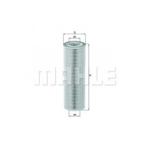 маслен филтър MAHLE ORIGINAL OX 562D 
