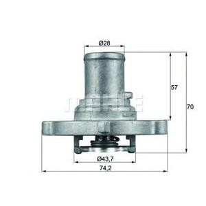 термостат MAHLE ORIGINAL TI 122 87D 