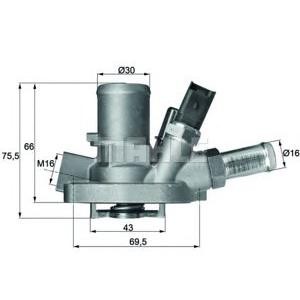 термостат MAHLE ORIGINAL TI 147 80 