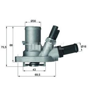 термостат MAHLE ORIGINAL TI 149 88 