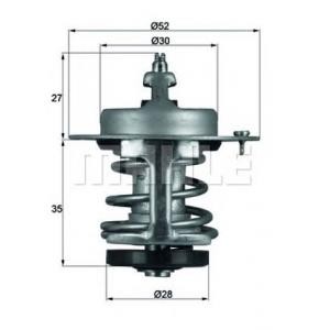 термостат MAHLE ORIGINAL TX 69 79