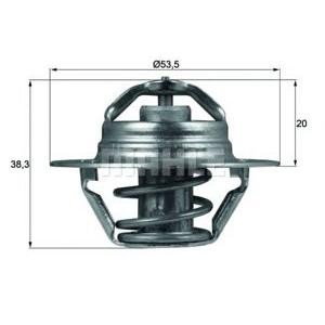 термостат MAHLE ORIGINAL TX 88 88D