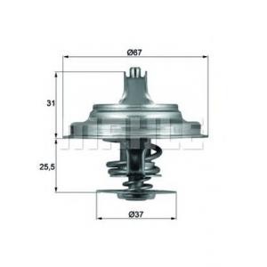 термостат MAHLE ORIGINAL TX 25 87D 