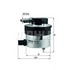 горивен филтър MAHLE ORIGINAL KL 569