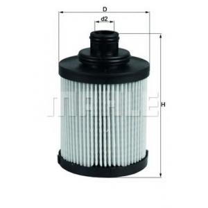 маслен филтър MAHLE ORIGINAL OX 418D