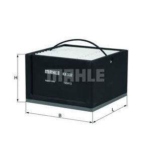 горивен филтър MAHLE ORIGINAL KX 332 