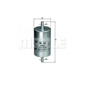 горивен филтър MAHLE ORIGINAL KL 60