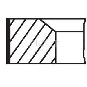 сегменти MAHLE ORIGINAL 002 93 N0