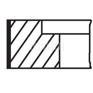 сегменти MAHLE ORIGINAL 034 74 N0