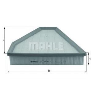 въздушен филтър MAHLE ORIGINAL LX 1478 