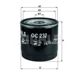 маслен филтър MAHLE ORIGINAL OC 232 